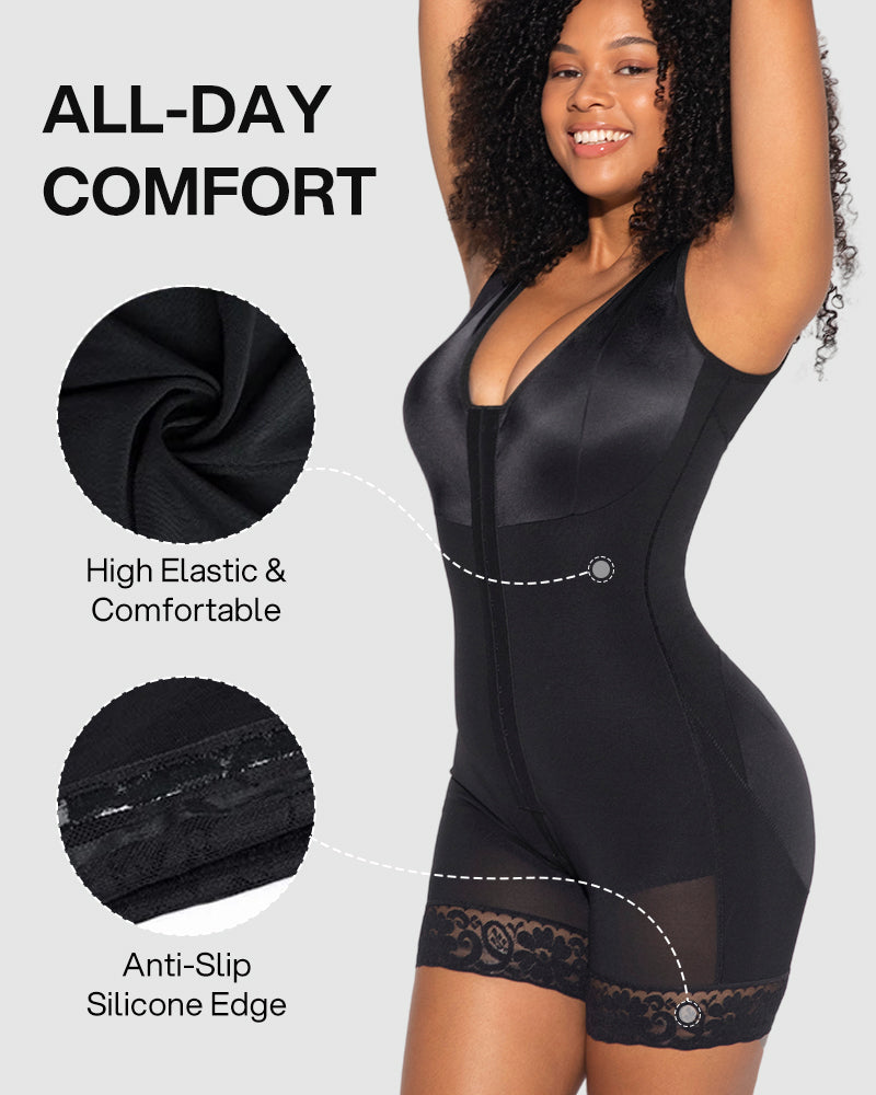 Double Compression Tummy Control Shapewear With Bra