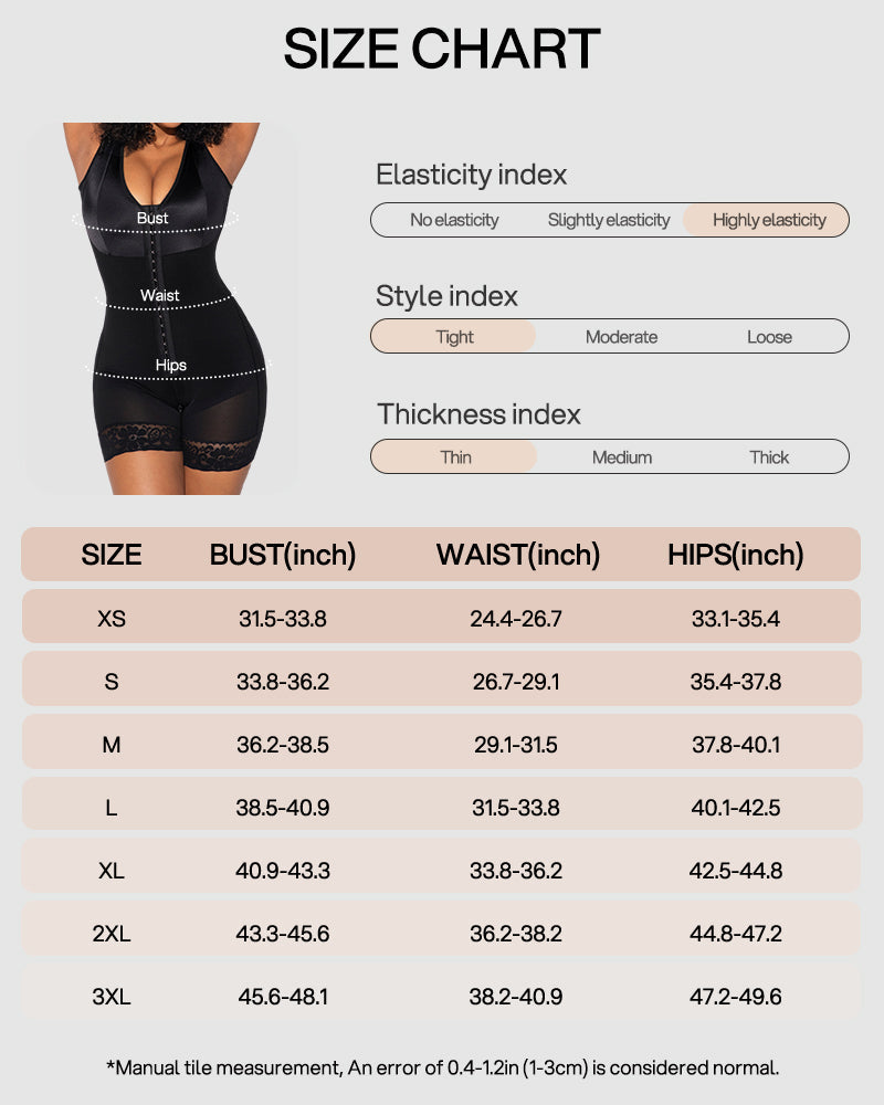 Double Compression Tummy Control Shapewear With Bra